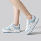 Chaussures guerrières Sneakers basses pour femmes Chaussures décontractées polyvalentes Chaussures féminines Sole blanche chaussures wxy-l988c bleu clair et blanc 39