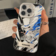 
Daniel's monster Kidd is suitable for Apple 16promax mobile phone case iPhone 15plus stand 14 animation 13mini color [CY1049 monster Kidd-Glacier silver] IMD color silver iPhone 16ProMax