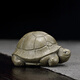 Tianshengtang Turtle Zisha Tea Pet Wenwan Small Tea Play Ornaments Fine Tea Table Tea Tray Ornaments Yixing Handmade High-end Longevity Turtle Tea Pet Qingduan Clay