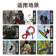 Huili's 8-shaped ring descender 8-shaped ring outdoor escape high-altitude work descending device high floor escape descending device 8-shaped buckle descending protection protector