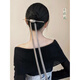 Shijun (SHIJUN) Gao Ying and Wan Qian's same style half-tied tassel hairpin new Chinese style retro national style hairpin hair accessories fashion accessories silver tassel hairpin