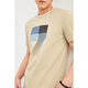 Sieben Wolf [nicht leicht zu verformen] Kurzärärmelte T-Shirt für den runden Hals für Sommer-Männer kurzes T-Shirt für Männer 702 (dunkle Aprikosenfarbe) 1D1D30602064 3xl 185/100a