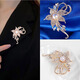 Ancient brooch, high-end women's light luxury corsage gift box, exquisite niche pin, silk scarf button, birthday gift for women, practical TW119 brooch 3-piece set