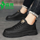 Semir men's shoes autumn and winter new black high-cold leather shoes comfortable and versatile casual sneakers for men business trendy shoes for men black 42