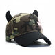 
Little Devil Sunscreen Hat Tai Cool Black Red Blood Devil Subculture Niche Street Punk Hip Hop Baseball Baseball 3892 Camouflage
