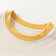 DAVE&BELLA spring new children's long-sleeved T-shirt casual children's tops baby boy bottoming shirt children's pullover off-white ready stock 100 cm (recommended height 90-100cm)