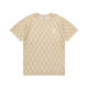 
MLB Korean full-print presbyterian couple T-shirt Yankees loose trendy DT-9923 khaki S