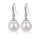 Korean version 925 silver needle earrings, pearl earrings, women's fashion earrings, real silver pearl earrings, new trendy student temperament, 14mm shell beads