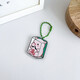 Panda Mahjong Transparent Acrylic Keychain Bead Chain Double Layer Anime Cartoon Ornament Peripheral Key Chain Ring Panda Mahjong