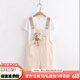 Zhao Qingyu Girls 'Hosentern Anzuganzug kurzärmelig mit mittlerem Ärger großer Kinder-Overalls großer Kinder-Jumpsuit T-Shirt Lose Street Zweiteiler Pinkanzug zweiteiliger Set 150