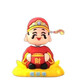 Cute God of Wealth Ornament, God of Wealth Ornament, Creative National Trend Bobblehead Doll, Office Desktop Back-to-School Accompanying Gift, Bobblehead God of Wealth Ornament, 1 piece