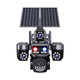 Qishiming 4G5G solar surveillance camera four-lens AOV high-altitude parabolic life-long free traffic 360 panoramic full-color night vision tracking no power and no network outdoor outdoor ultra-high definition True four-lens solar power + 32 million pixels + life-long free traffic Free 30-day loop recording + AOV all-day video + 30-meter AI sensor Huawei HiSilicon chip + tracking sensor + two-way voice + mobile phone nationwide remote