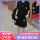 Adidas summer new Clover sports suit men and women combination two-piece short-sleeved round neck moisture-absorbing and sweating speed shorts trend 9889-Black short-sleeved [Embroidery] 3XL [150-170Jin [Jin equals 0.5 kg]]