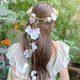 DL 1998 Fat Donglai same style garland super fairy headband female forest headband bohemian hair travel headband wedding headband girl fairy garland