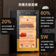 Cigarloong (CIGARLOONG) 70C cigar cabinet with constant temperature and humidity, ammonia removal and alcohol cultivation, WiFi remote control, Spanish cedar wood compressor fingerprint lock, office and home cigar cabinet, constant temperature and humidity control for cigar cultivation, luxury cedar wood liner, sober eggplant box, Cuban model