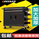Sailotou double drawer tool cart heavy-duty moving parts cabinet hardware tool cabinet DA2 double drawer red