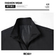 2025 Autumn and Winter Casual Jackets Men's Trendy Versatile Stand Collar Versatile Windproof Thin Top Men's Black Jacket XL Recommended 110-125 Jin Jin equals 0.5 kg