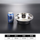 Pure 304 stainless steel soup basin for home school canteen restaurant soup rice bowl round small basin vegetable basin egg beating basin 20CM 10 pieces