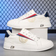 VERSACE JEANS COUTURE Versace Medusa high-end low-top Korean version versatile summer breathable spring trendy shoes for men 9922 white and green [real leather] 38