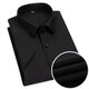 CEO Yageor 2025 summer new style for men's middle-aged and young lapels for business multi-color non-scalding and anti-wrinkle fashion trend short sleeves DX6630 38