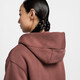 Nike (NIKE) Women's Fleece Sports Set Fall New Comfortable Warm Casual Jacket Jacket Closed Trousers Two-piece Jacket/Fleece/Single S