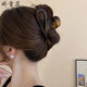 Jiao Xuefia Acrylic Frosted Grip Clip Matte Tortoiseshell Hair Clip Women's Back of Head High-end Hair Clip Headwear Hair Clip