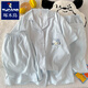 Pajama de pajas azules japoneses de carpintero de carpintero de cargamia de algodón de algodón de algodón puro de algodón de algodón puro de algodón puro de algodón de algodón de manga corta delgada de algodón.