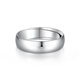 Mengjinyuan Platinum Ring PT950 Couple Ring Platinum Smooth Ring Ring for Men and Women as a Gift The Female Model Weights Approximately 3.90g The Ring is Adjustable