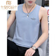 Modal pure cotton vest men's trendy vest slim fit personality trendy summer sports wear bottomed men's sleeveless T-shirt 20 sets - M9232 light gray + M9793 black 7XL [Suggestion: 205Jin [Jin equals 0.5 kg] to 220Jin [Jin equals 0.5 kg]]