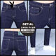 Playboy (Playboy) Jeans Herren Frühling und Sommer Blue Small Feet Trendy Slim Elastic Trendy Brand Herrenhosen 2025 Neuer Stil DDN-9731 Kumpelte Hosen 32 2 Fuß 5140-149jin [Jin gleich 0,5 kg]
