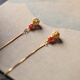 Little Silversmith S925 Silver Gourd Tassel Long Ear Wire Women's New Chinese Metaphysics Good Luck Earrings Earrings Earrings Studs Earrings Good Gifts