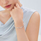 Lukfook Jewelry Platinum Bracelet Platinum 950 Glossy Möbius Band Bracelet Price 56mm - Approximately 10.77 grams