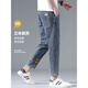 九牧王（JOEONE）夏季薄款九分牛仔裤男宽松显高直筒裤子2025新款春秋男士休闲裤子 882浅蓝 28 腰围二尺一