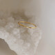 Non-fading ring for women, light luxury and high-end sense, 18K niche design, 2025 new popular plain ring, extremely thin ring - size 8 (suitable for 115-130 Jin Jin equals 0.5 kg)