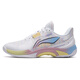 Li-ning (LI-NING) badminton shoes for women, new style sneakers, wear-resistant, shock-absorbing, lightweight, high-elastic professional competition training shoes, surprise/standard white 38 (235mm)