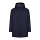 Same style as Jiumuwang Shopping Mall, easy care, men's windbreaker hooded, comfortable and stretchy coat, mid-length sports jacket, navy + slim version + HP1C-40217 L 175/96A(50)