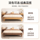 Yingtang Full Full Wood Bed sans lit double lit à louer à louer