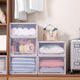 
Rimier drawer storage cabinet clothes household wardrobe storage box plastic storage cabinet clothing storage box F3523 depth 47 width 35 height 23 thickened one package