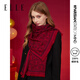 ELLE gift box 100% sheep wool scarf for women autumn and winter outdoor warm and versatile gift-giving birthday gift scarf