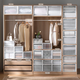 
Sanqihu storage box drawer plastic household clothes wardrobe storage box underwear storage cabinet transparent 9227 depth 44 width 34 height 19 One-pack price 365 days / ten years warranty / damage compensation after-sales guarantee