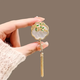 New Chinese Style Flower Clivia Brooch Good Women's Retro Tassel Cheongsam Corsage Suit Pin Accessories Magnolia Brooch - 1 piece