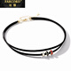 Farcoko brand necklace for women, high-end fashion jewelry, neckband, birthday anniversary, Valentine's Day gift for girlfriend and wife, black necklace