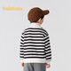 Balabala children's clothing children's sweatshirt boys and girls velvet turtleneck bottoming top autumn and winter fake two-piece inner wear