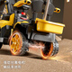 Bebeile excavator can sit on people and dig soil, 2-9 years old children's electric car engineering 3-6 years old boy excavator birthday gift, high configuration, all-electric + push rod + large battery, early education, large remote control excavator, children's baby electric car