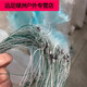 MPPMCK sticky fish net, fishing net wire mesh, three-layer fish net, single-layer white strip floating net, small fish, crucian carp, silver carp, hanging sub-sinking net, single-layer floating net, 1 finger, 10 meters long, 0.8 meters high