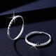 Fiber bundle platinum earrings pt950 platinum earrings ear studs ear buckles ear hooks platinum earrings sparkling earrings sparkling earrings 6.02g (pair)