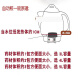 Traditional Chinese medicine, Chinese medicine, electric cooker, casserole, casserole, medicine cooker, automatic herbal tea, traditional electric kettle, stew pot, ceramic jar, earthen pot, electric medicine, 2L stainless steel heating element, heat preservation, remaining 120ML