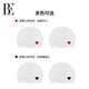 Fan De'an (BALNEAIRE) Liu Yifei's same style women's fashionable little red heart series swimming cap ear protection waterproof silicone non-constricting head white and red