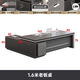 Boss desk and chair combination, simple and modern executive desk, manager desk, grand president desk, single executive desk furniture, including home delivery and installation, 1.6-meter boss desk