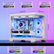 Colorful amd Ruilong r7 9800x3d/9700x rtx5080/5070ti/5060 white sea view room desktop assembly computer host game e-sports flagship store diy complete machine 2 R7 9700X+5060T8+1T+32G